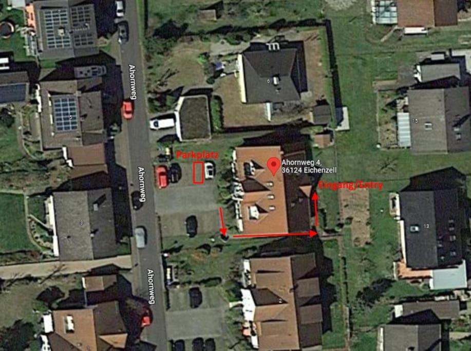 Gemuetliches Ferienapartment Mit Optionaler E-Ladesaeule Eichenzell Exteriér fotografie